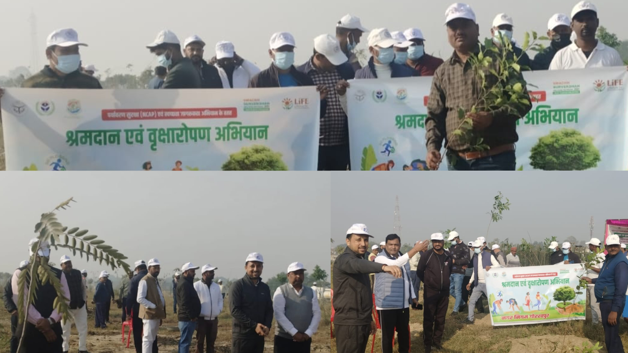 Mega Tree Plantation Drive in Gorakhpur | Nayi Disha Seva Trust & Municipal Corporation